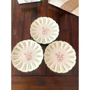 Victora By Portia Portugese Rose Pink And White Plate Shabby Chic French Country